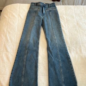 Free people high waisted flare jeans